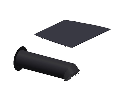 [12020013] S6-H 7660 SORTIE FUMEE HORIZONTALE